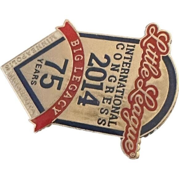Little League International Congress 2014 Big Legacy 75 years Pin - Picture 3 of 5